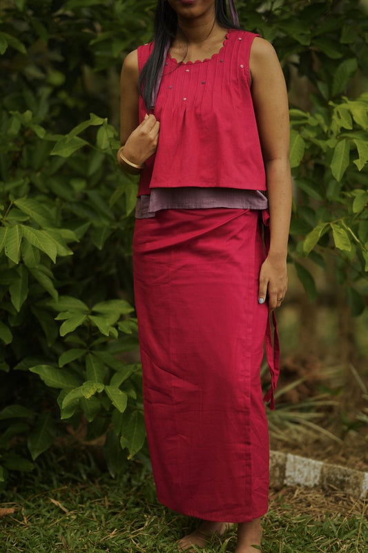 "Where Lavender Breathes Slowly" - Skirt