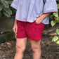 "Slow Red on Soft Stone" - Shorts
